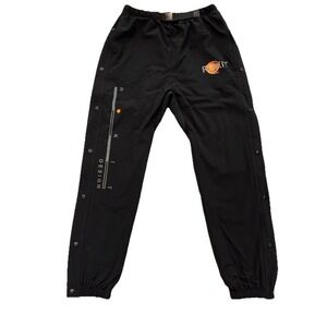 ROKIT Designer Core Nylon Black Tear Away Track Pants Joggers Men's Large